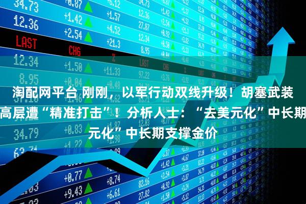 淘配网平台 刚刚，以军行动双线升级！胡塞武装、哈马斯高层遭“精准打击”！分析人士：“去美元化”中长期支撑金价
