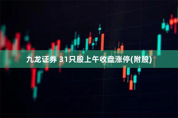 九龙证券 31只股上午收盘涨停(附股)