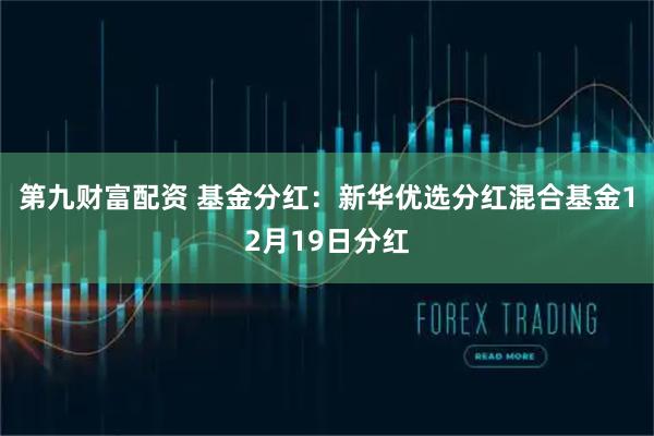 第九财富配资 基金分红:新华优选分红混合基金12月19日分红
